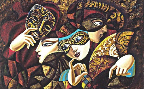 mistero emozione maschera